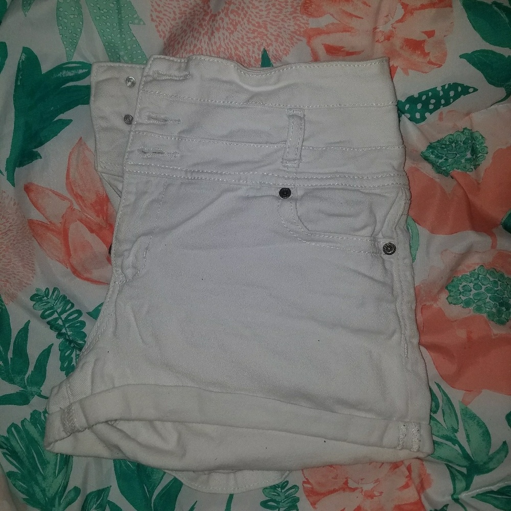 white shorts